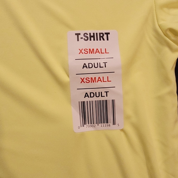 Hanes Cool Dri Short Sleeve Tee Yellow Safety Unisex New - Picture 8 of 8